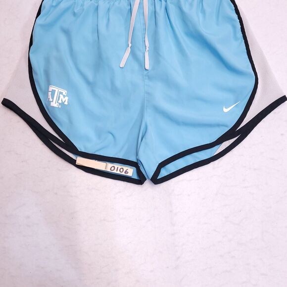 Nike Dri Fit Running Athletic Shorts Womens Size Medium M Blue White Black - Picture 4 of 8